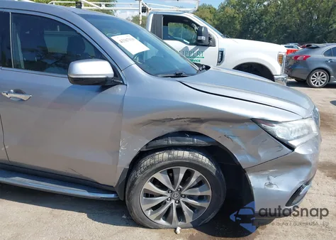 2016 Acura Mdx Technology Acurawatch Plus Packages/Technology Package from USA, damaged, VIN 5FRYD4H40GB013461